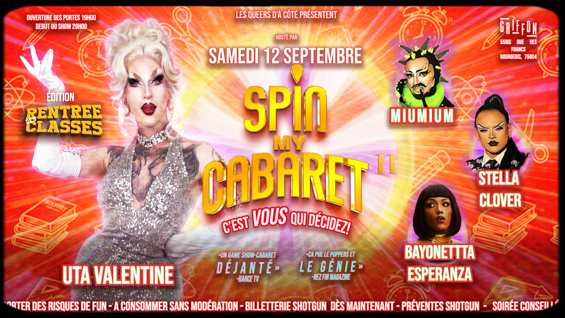 Spin My Cabaret - 12/09 - Rentr&eacute;e Des Classes 📚