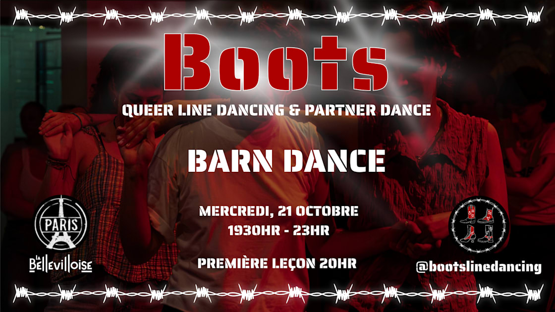 Boots Barn Dance: Queer Line Dance & Partner Dancing | 21.10