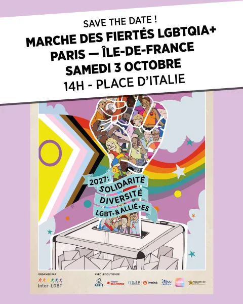 Podium - Marche des Fiertés 2026 